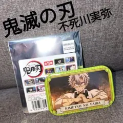 鬼滅の刃トレーディングスクエア缶バッジ　不死川実弥