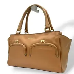 美品　希少　COACH　コーチ　ハンドバッグ　s64　オールレザー　ブラウン　茶