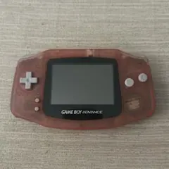 【ジャンク品】GAME BOY ADVANCE 本体 クリアピンク