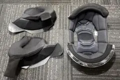 [ほぼ未使用]HJC i90用 XLサイズ標準インナーライナー、チークパッドのサムネイル