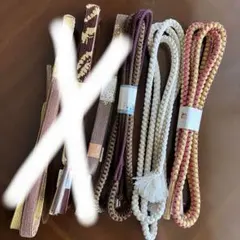 【新品未使用品含む】 帯締め　丸帯締め　計3本