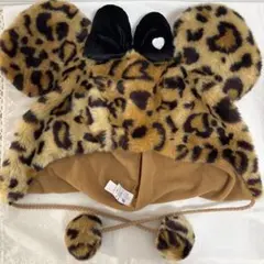 ディズニー ヒョウ柄ファンキャップ