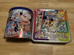 【ディズニーランド】ミッキー チョコクランチ缶&イースター缶　空缶 小物入れ