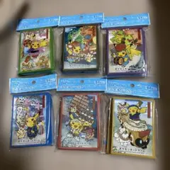 ポケモンカードデッキシールド6個セットねぶた祭ごっこ花笠さんさ踊り七夕わらじ