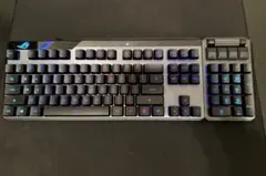 美品ASUS MA02 ROG CLAYMORE ⅡゲーミングキーボードRED