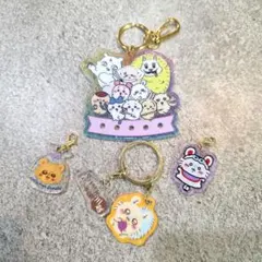 ちいかわ 【モモンガ】アクリルチャーム キーホルダー 4個セット オマケ付き
