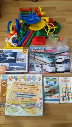 くもん知育玩具4点＋新幹線パズル46ピース