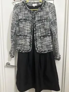 ツイードジャケットとワンピースセット