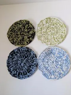 コースター4枚セット　ハンドメイド