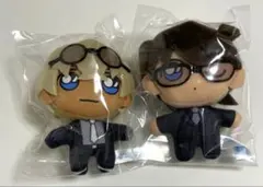 【新品未開封】安室透（降谷零）と江戸川コナンのぬいぐるみマスコットセット