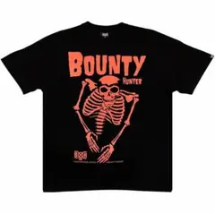 BOUNTY HUNTER スカル プリント Tシャツ ブラック Ｌのサムネイル