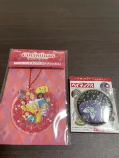 ディズニープリンセスクリスマスオーナメントとベイマックスバッジセット