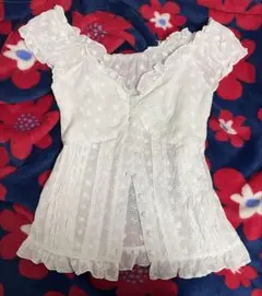 00s 平成ギャル　フェアリーグランジ　ウィッシュコア　レース　ブラウス