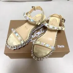 クリスチャンルブタン　カタクロウ　サンダル　靴　スタッズ　35