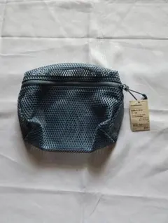 『美品・新品・未使用』無印良品 　立体メッシュケース ダークグリーン