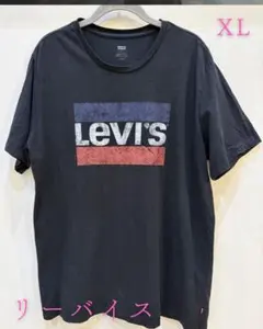 Levi’s リーバイス 半袖 Tシャツ XL ビッグロゴ プリント 黒 古着