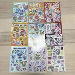 ナルミヤキャラクターズキラキラシールブック　バラ売り　９シート