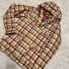 美品☆burton バートン☆スキー スノボウェア☆イエロー 赤系 チェック☆
