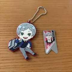 ハイキュー　灰羽リエーフ　ラバーズキーホルダー、クリップセット
