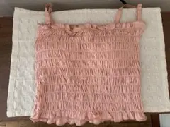 新品未使用 ピンク チューブトップ
