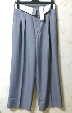 しまむら RIVEETA ウエスト折り返しパンツ