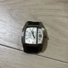 DIESEL アナログ腕時計 ホワイト/ブラック