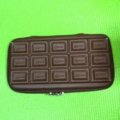 明治ミルク チョコレートデザイン ポーチ 小物入れ(ハードケース)