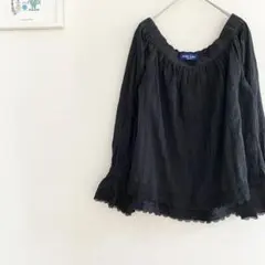リトモラティーノ Ritmo Latino ドビーストライプオフショルブラウスのサムネイル