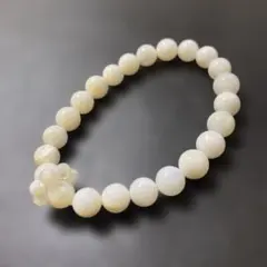 最終値下げ‼️ホワイトシェル天然石ブレスレット