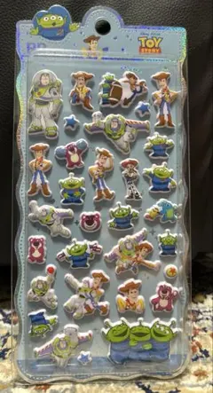 ディズニー トイストーリー ぷくぷくシール 立体シール マシュマロシール