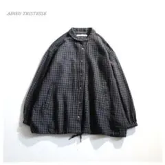 アデュートリステス コンジェペイエ チェック起毛シャツアウター
