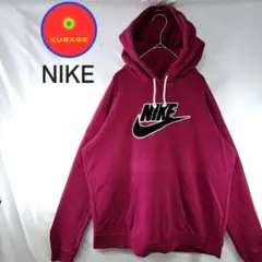 【美品　希少色】NIKE　フーディー　ビックロゴ　ビックサイズ　ナイキ　赤タグ