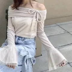 dazzlin シアーベロアオフショルトップスⅡのサムネイル