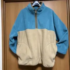 【新品】DISCUS フリースハーフジップジャケット(M)【お値下げ】