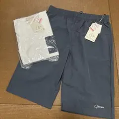 LOGOS DAYS メンズ ハーフパンツ Tシャツ グレー ホワイト LLのサムネイル