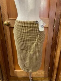 M 新品未使用品 タイトスカート チェック柄 レディース スカート 婦人ボトム