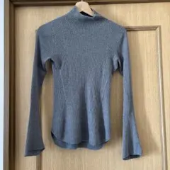 UNIQLO マメクロゴウチ　3Dリブハイネックニットセーター　グレー　S