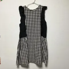 Seraph キッズ ノースリーブワンピース 140cm ギンガムチェック