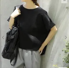 ADDICTポンチクルーネックタックプルオーバー