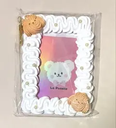 A7 トレカケース キーホルダー付き オレンジ 犬 ホイップクリーム