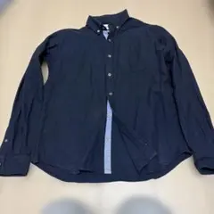 BEAMS ネイビー 長袖シャツ Mサイズのサムネイル