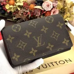 新型極美】ルイヴィトン モノグラム 二つ折り財布 トレゾール L字