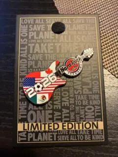 Hard Rock CafeOSAKA2026ピンバッジ サッカー ハードロック - メルカリ