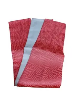 ピンク 幾何学模様 重ね襟