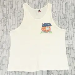 90s フルーツオブザルーム USA製 ビーチバレー プリント タンクトップXLのサムネイル