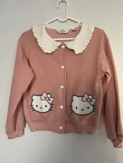 h&m Hello Kitty フリル襟トレーナー ピンク