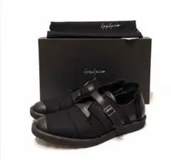 yohji yamamoto スニーカー キャンバス×レザー ストラップシューズのサムネイル