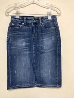 ユニクロ58 ダメージデニム 濃いめ 未使用のサムネイル
