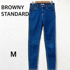 ブラウニースタンダード スキニーデニム　ジーンズ　パンツ　ストレッチ　ブルー　Mのサムネイル