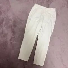 エイチアンドエム H＆M テーパードパンツ オフィス カジュアル アイボリー